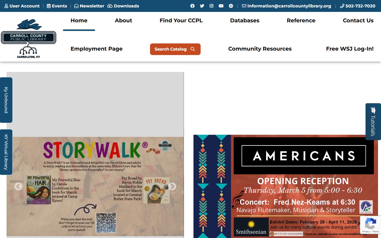 Carroll County Public Library for residents directory tax payments